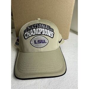 Nike LSU Tigers Hat Cap Louisiana SEC Football‎ 2003 National Champions